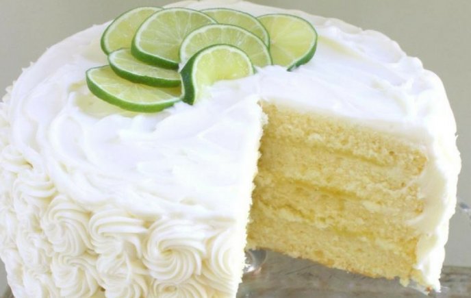 imagen de pastel de limon